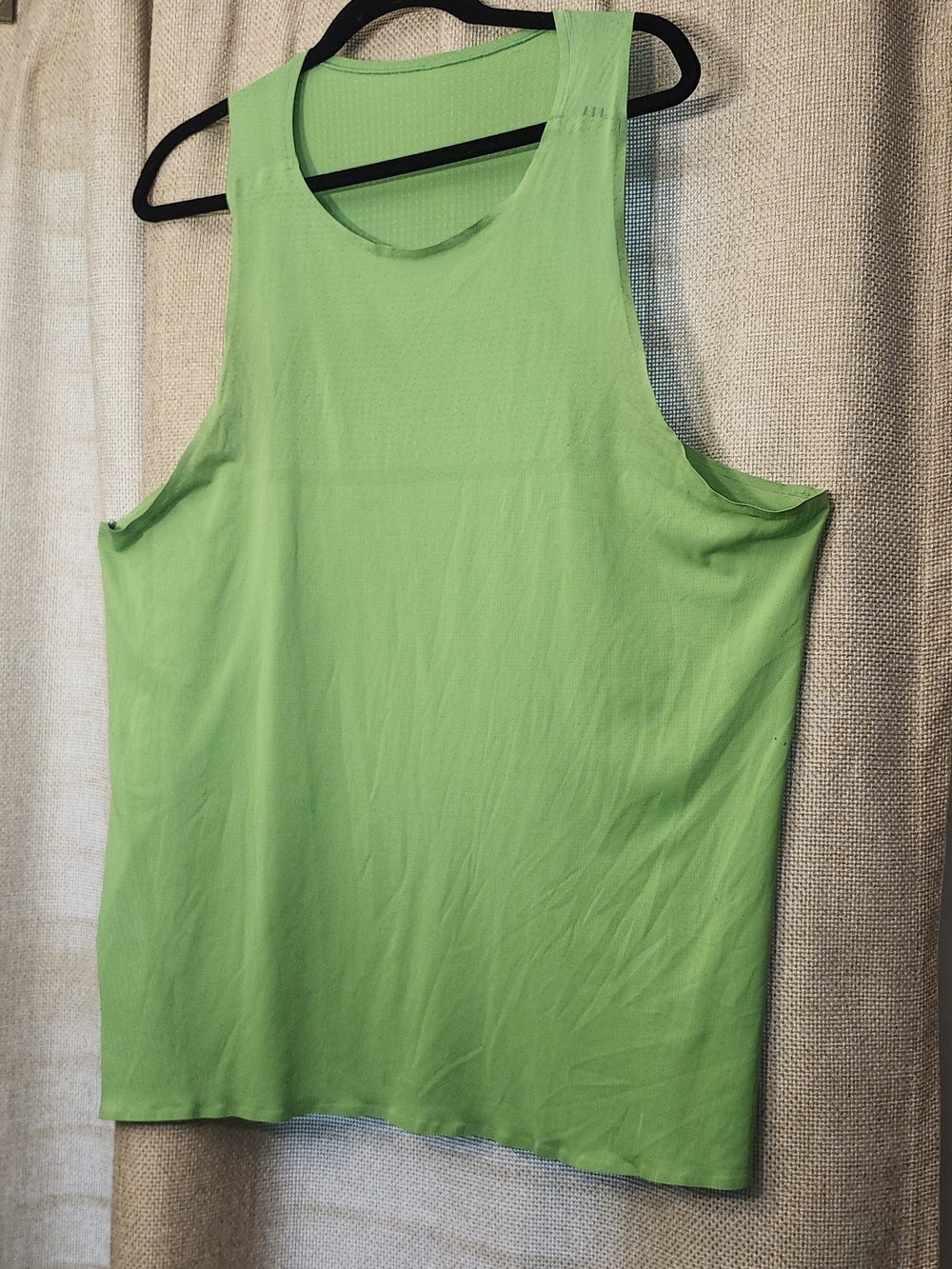 lululemon athletica Bright Lime Green Muscle Tank